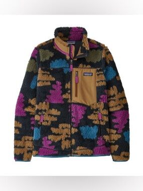 Patagonia Women’s Classic Retro-X Jacket - Fungiis Mushroom Aztec - Large